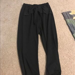 Girls black pants size 7/8